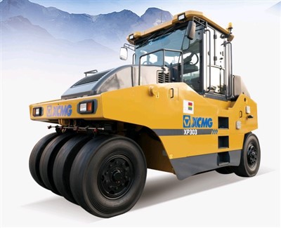 Rodillo compactador estático con neumático neumático